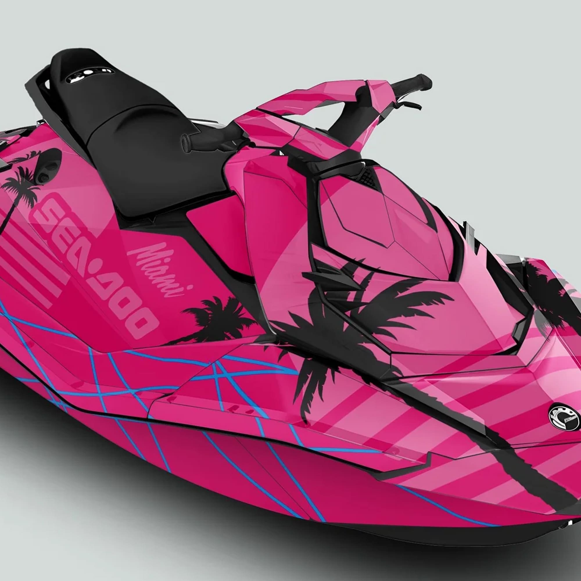 Sea Doo Spark Graphics kit MIAMI MAGENTA PINK – 101GFX