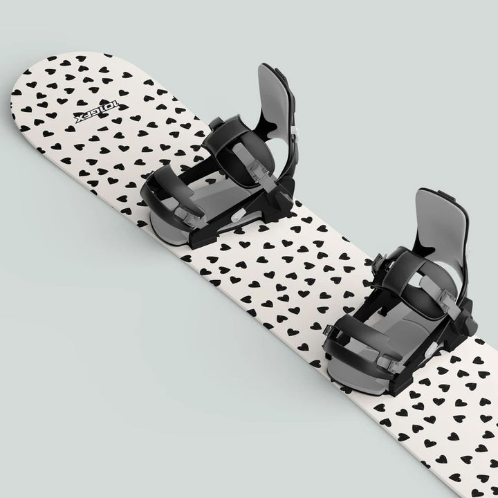Snowboard Wrap HEARTS Snowboard sticker skin decals stickers