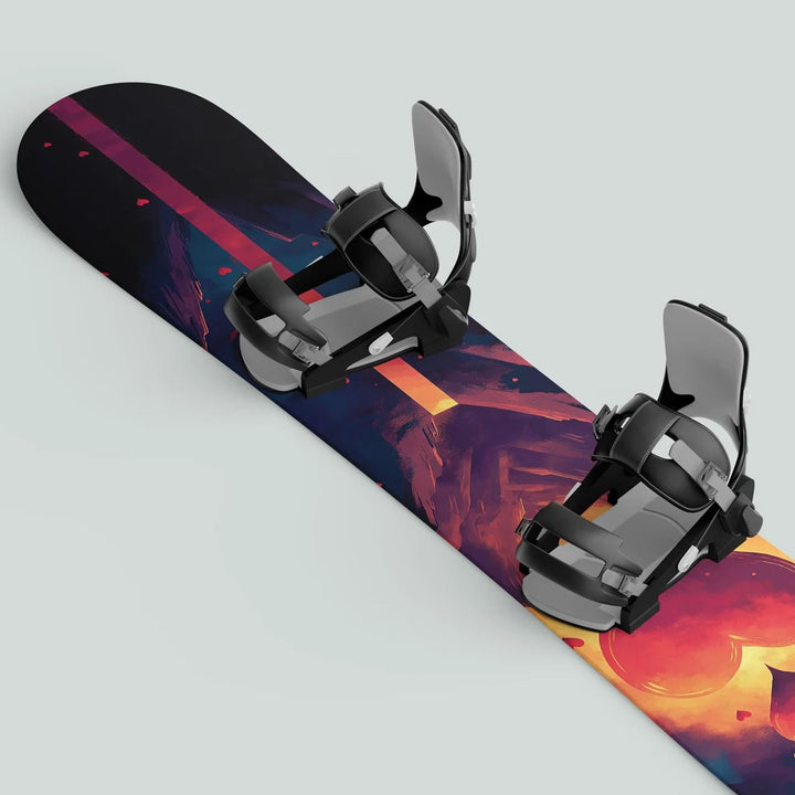 Snowboard Wrap MOUNTAIN LOVE Snowboard sticker skin decals stickers