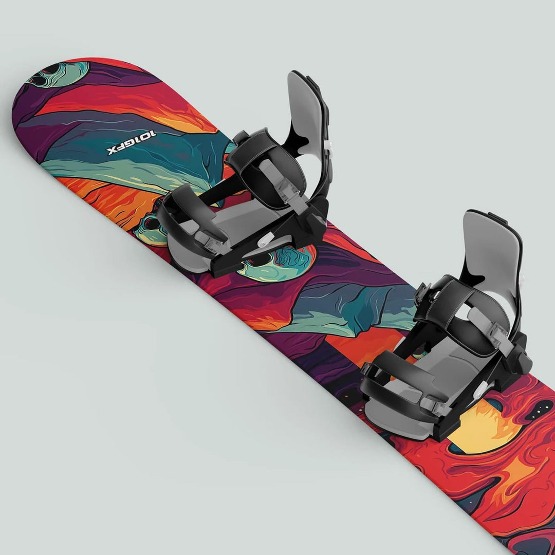 burton decals snowboard Snowboard Wrap MOUNTAIN SKULLS Snowboard sticker skin decals stickers