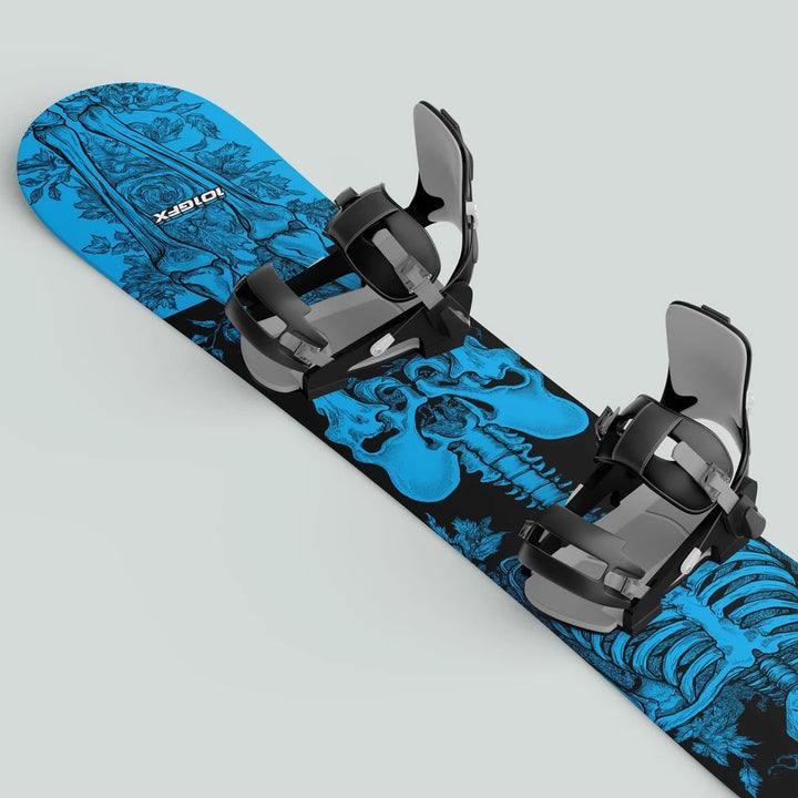 Snowboard Wrap RIDER FOREVER CYAN Snowboard sticker skin decals stickers