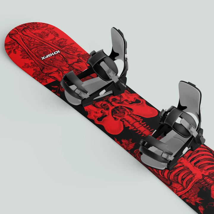 Snowboard Wrap RIDER FOREVER RED Snowboard sticker skin decals stickers