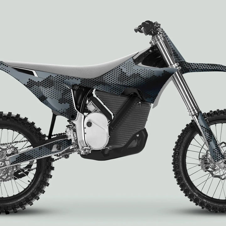 Stark Varg Graphics Kit HEXOCAM GREY Decals Stickers