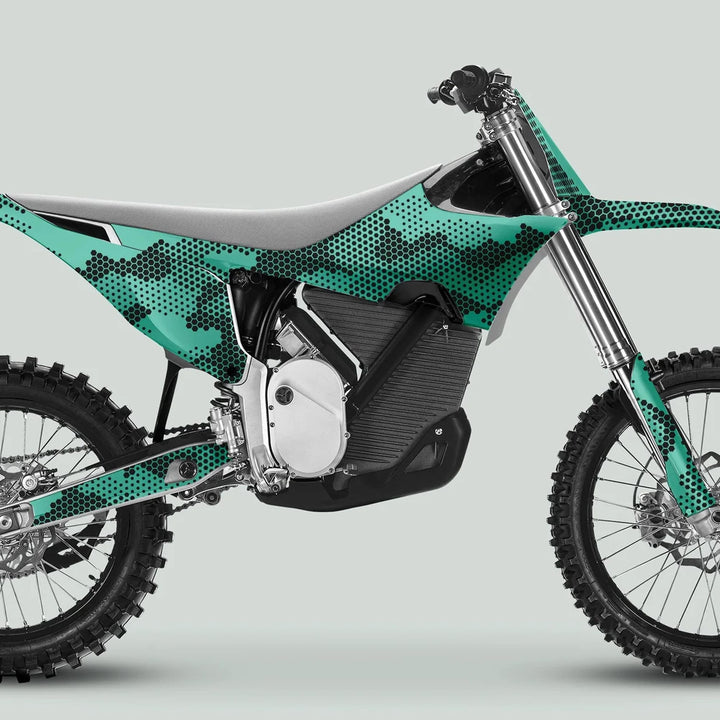 Stark Varg Graphics Kit HEXOCAM MINT Decals Stickers