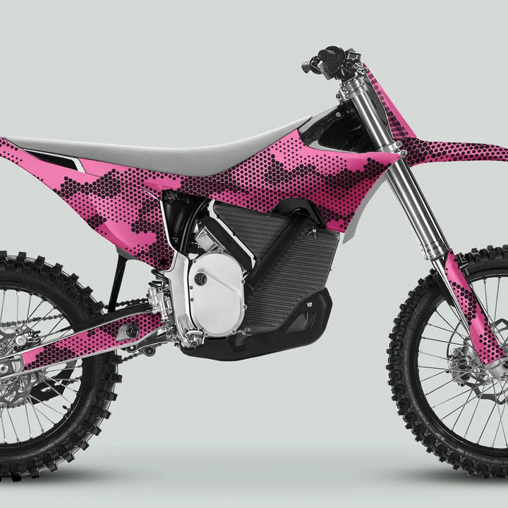Stark Varg Graphics Kit HEXOCAM Pink Decals Stickers
