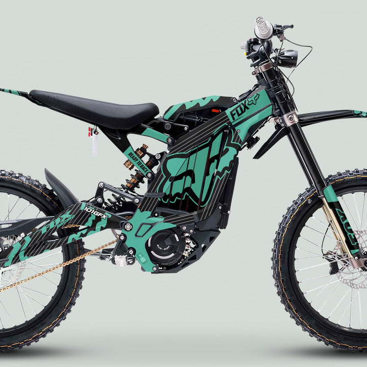 Surron Light Bee X Graphics Kit FOX STRIPES BLACK Mint