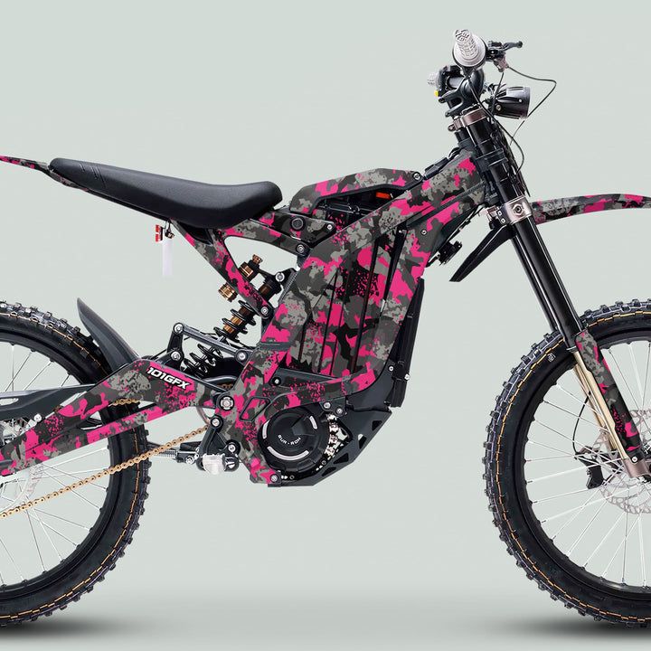 Surron Light Bee X Graphics Kit SPLAT CAMO Purple