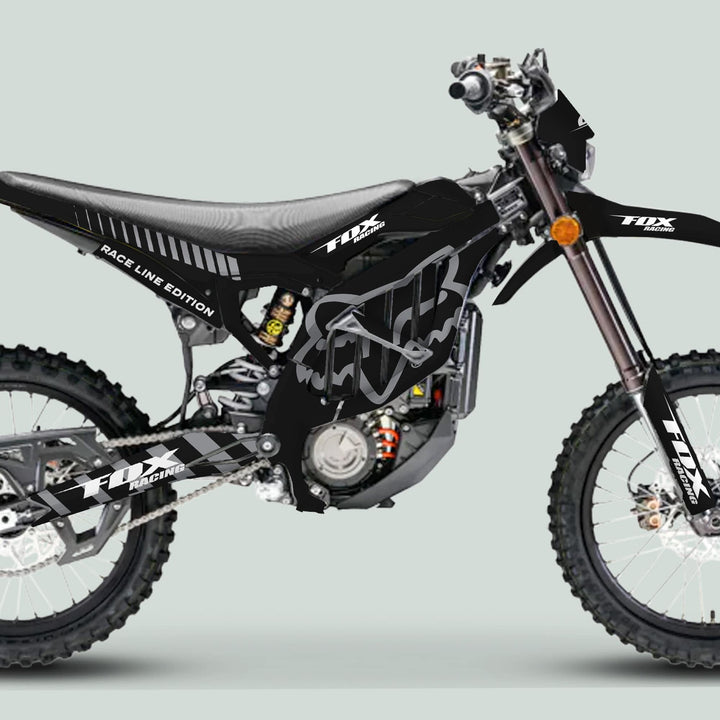 Surron Ultra Bee Graphics Kit FOX RACE LINE Black Grey