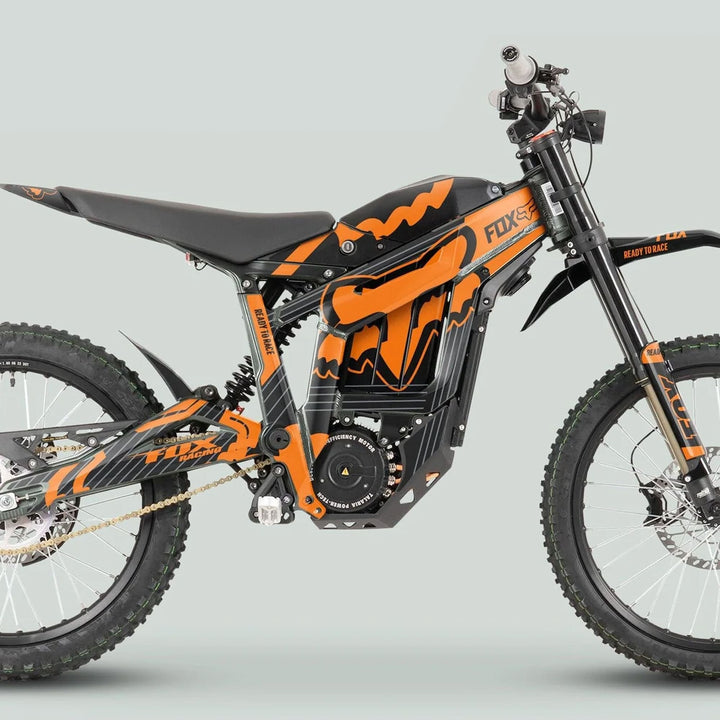 Talaria Sting MX3 MX4 Graphics Kit FOX STRIPES Black Orange
