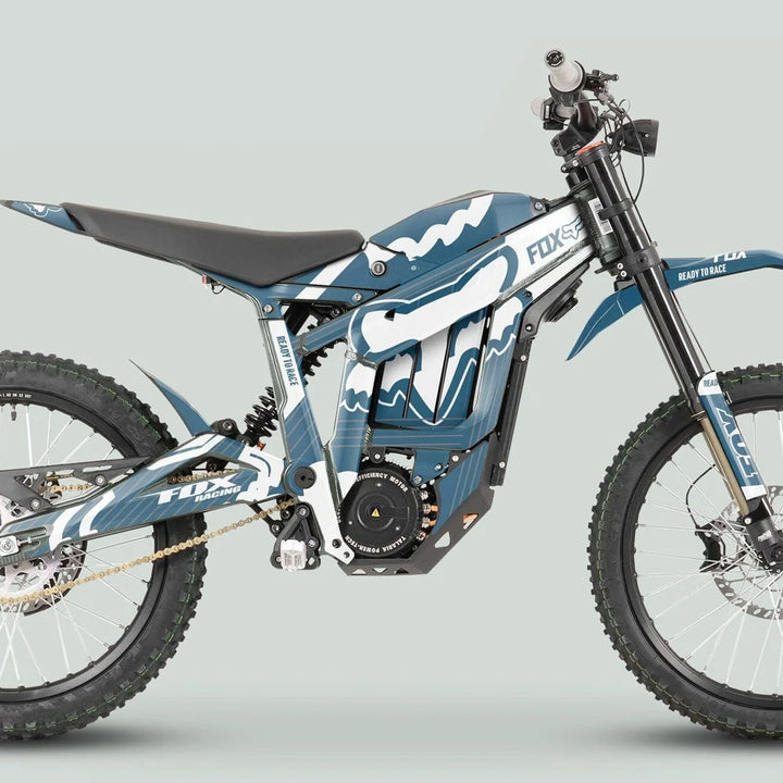 Talaria Sting MX3 MX4 Graphics Kit FOX STRIPES Grey White