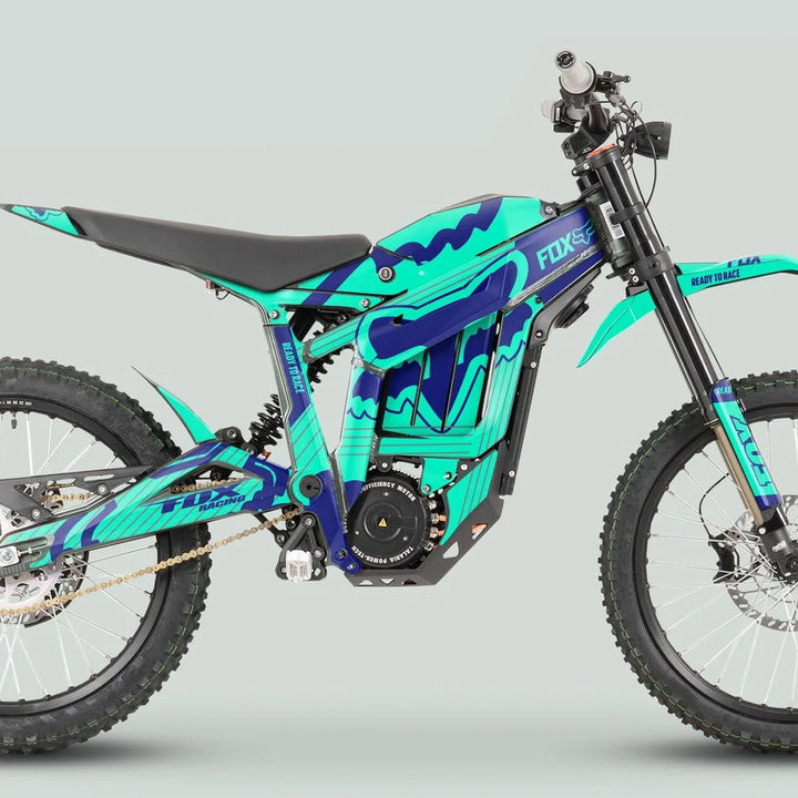 Talaria Sting MX3 MX4 Graphics Kit FOX STRIPES Mint Navy